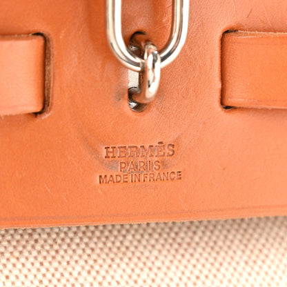 Hermes Toile Vache Calfskin Herbag 39 MM Natural 13 of 27