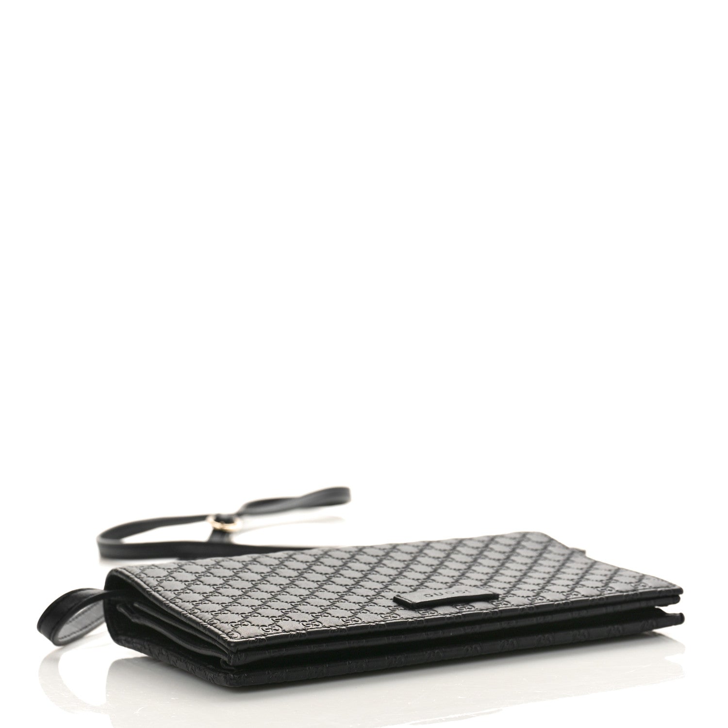 Gucci Microguccissima Crossbody Wallet Black 4 of 8