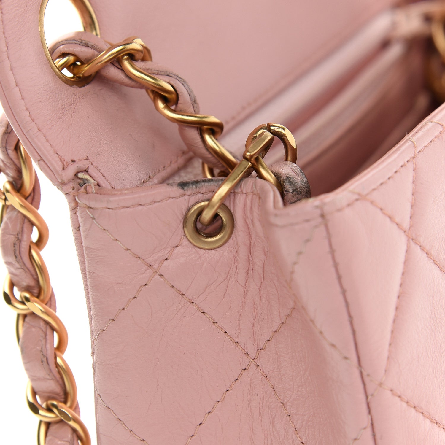Chanel Lambskin Quilted Mini Square Flap Pink 11 of 11