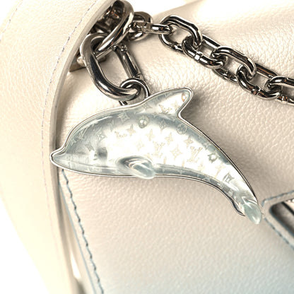 Louis Vuitton Calfskin Twist Chain Shoulder Bag PM Shaded Blue 13 of 14