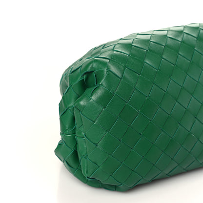 Bottega Veneta Nappa Maxi Intrecciato The Pouch Oversized Clutch Racing Green 8 of 9