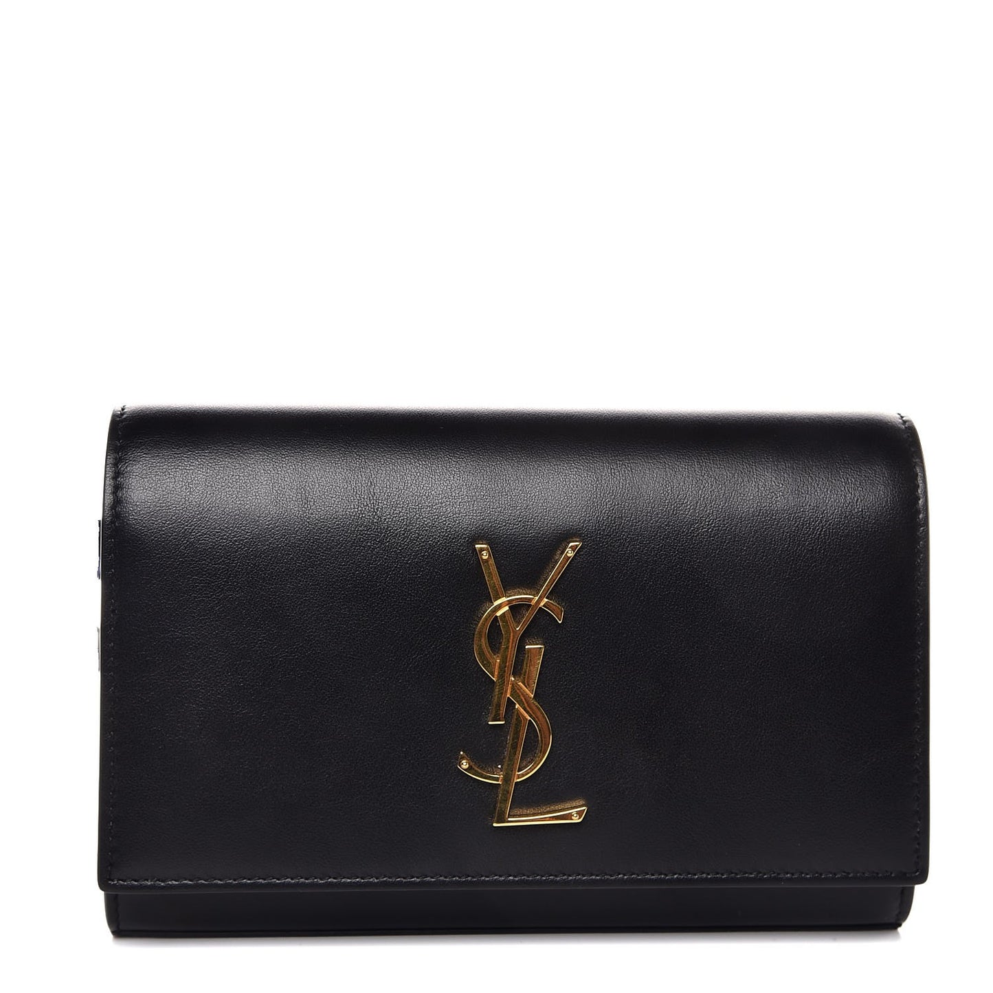 Smooth Calfskin Monogram Kate Belt Bag Black