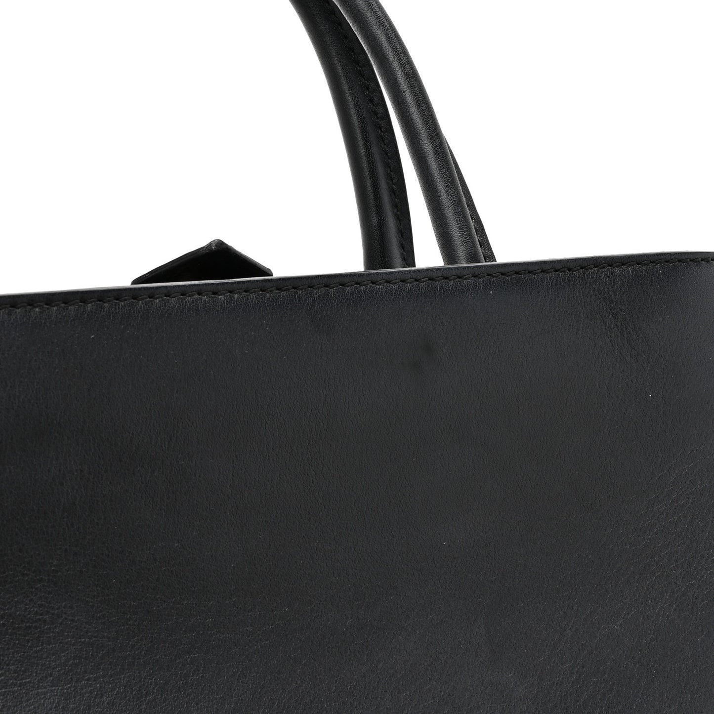 Vitello Dolce Century Petite 2Jours Tote Black Carbone
