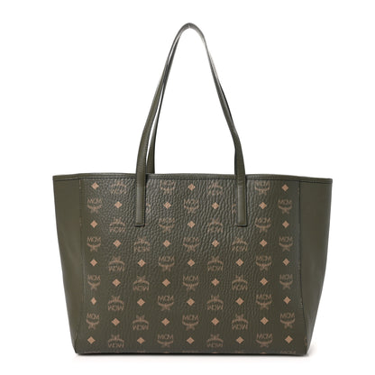 MCM Visetos Large Portuna Shopper Tote Sea Turtle 1 of 9