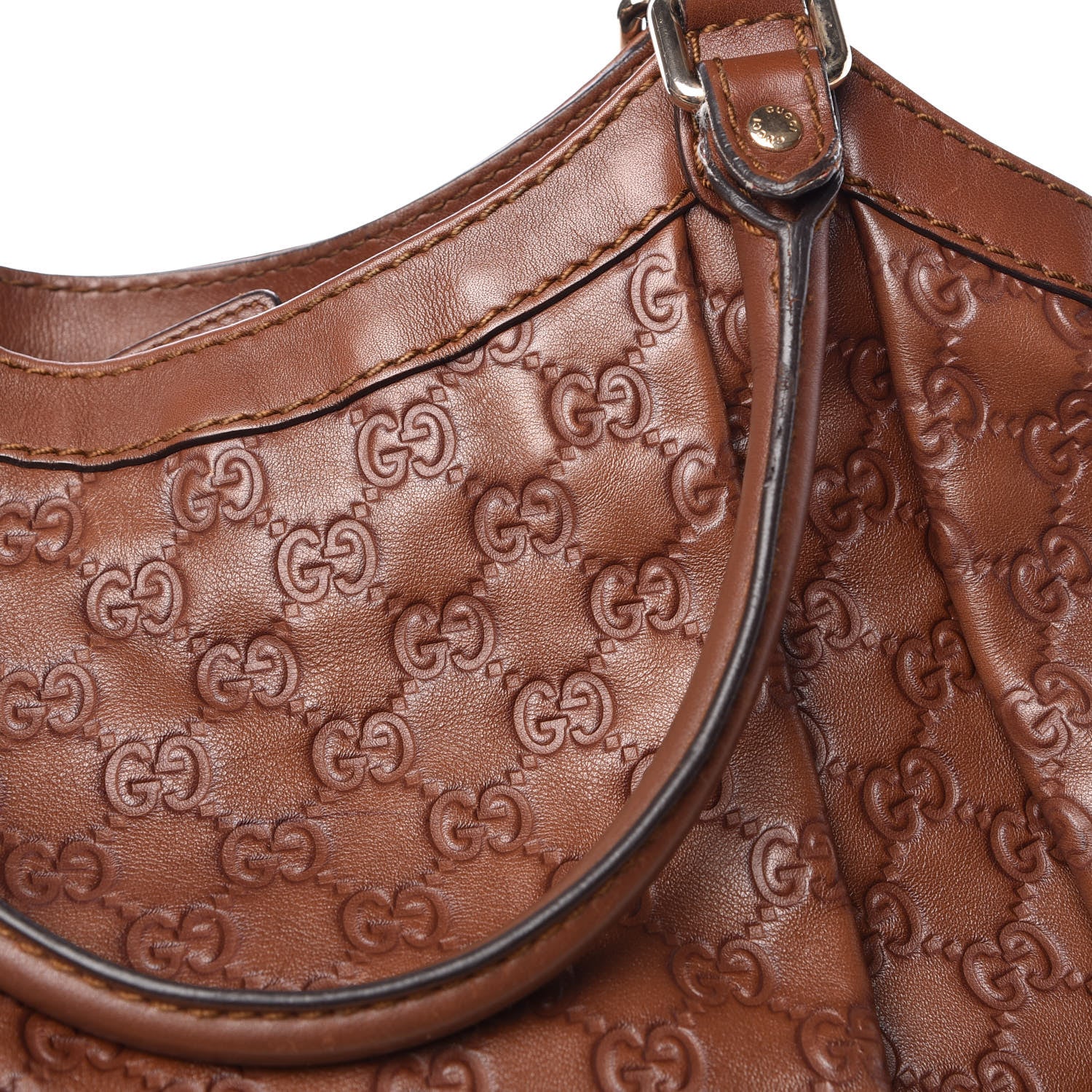 Gucci Guccissima Large Sukey Tote Brown 9 of 15