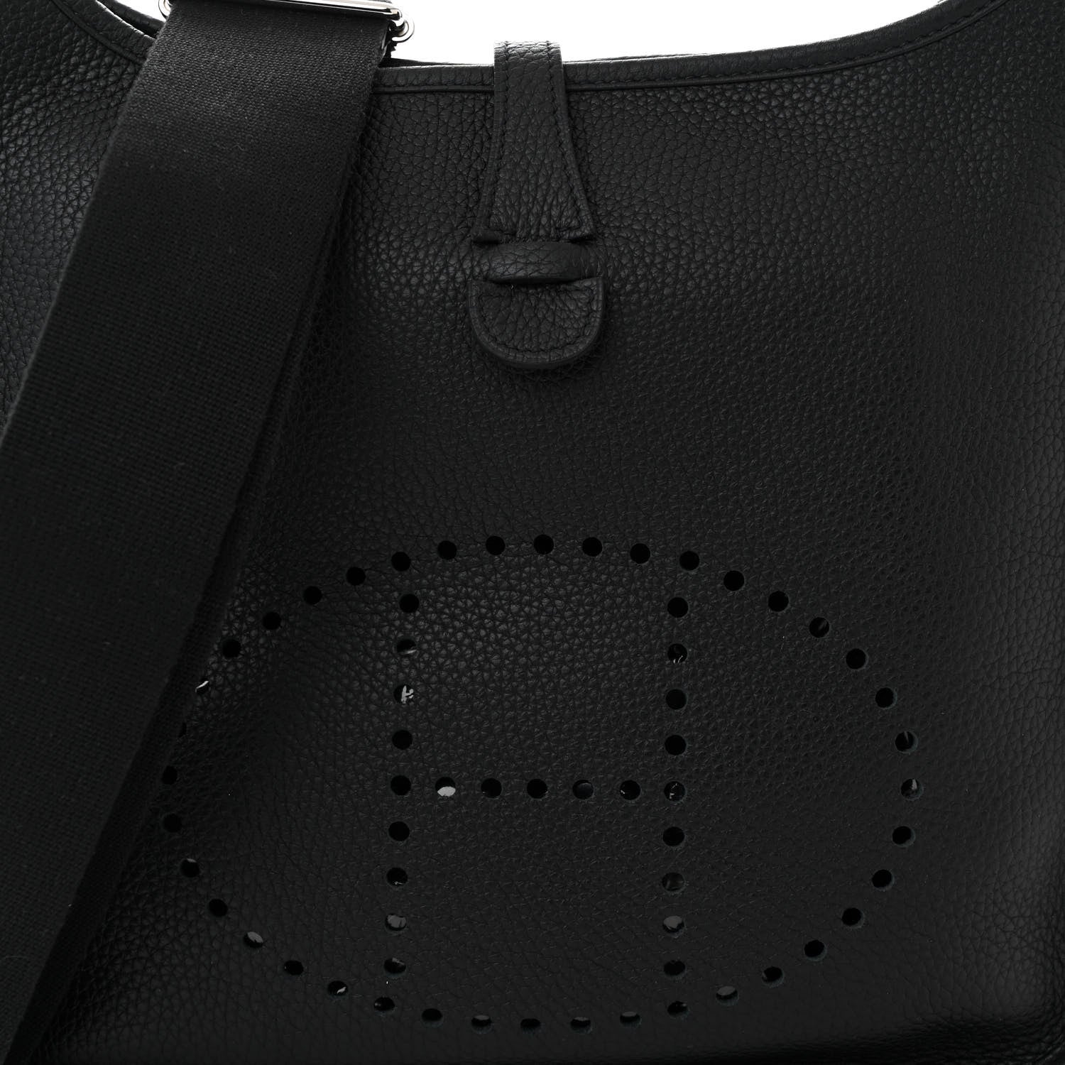 Hermes Taurillon Clemence Evelyne III PM Black 8 of 10