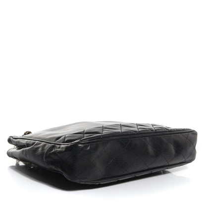 Chanel Lambskin Quilted Shoulder Bag Black 4 of 8