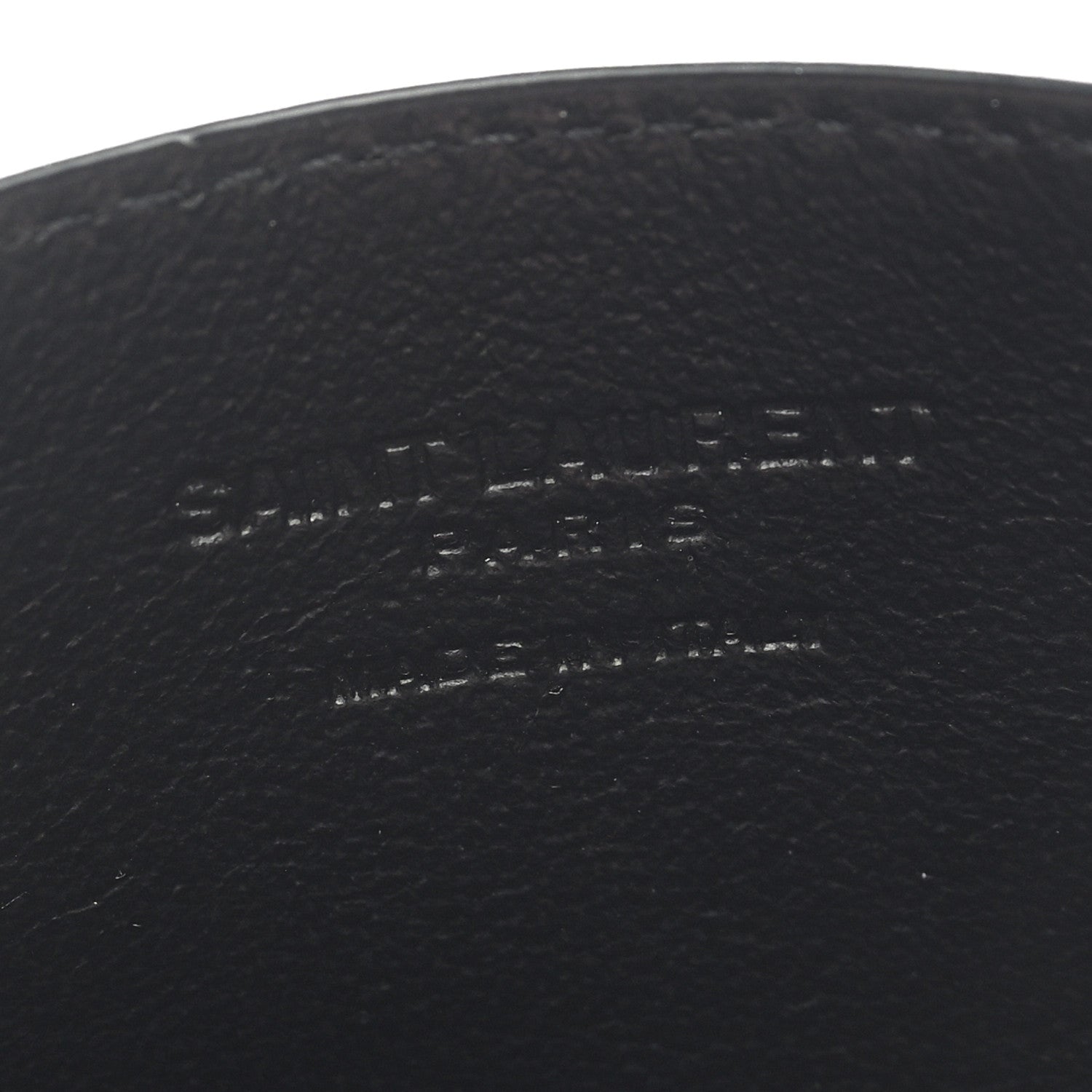 Saint Laurent Grain de Poudre 5 Fragments Card Holder Black 6 of 6