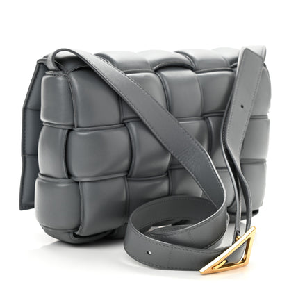 Bottega Veneta Nappa Maxi Intreccio Padded Cassette Crossbody Bag Thunder 3 of 7