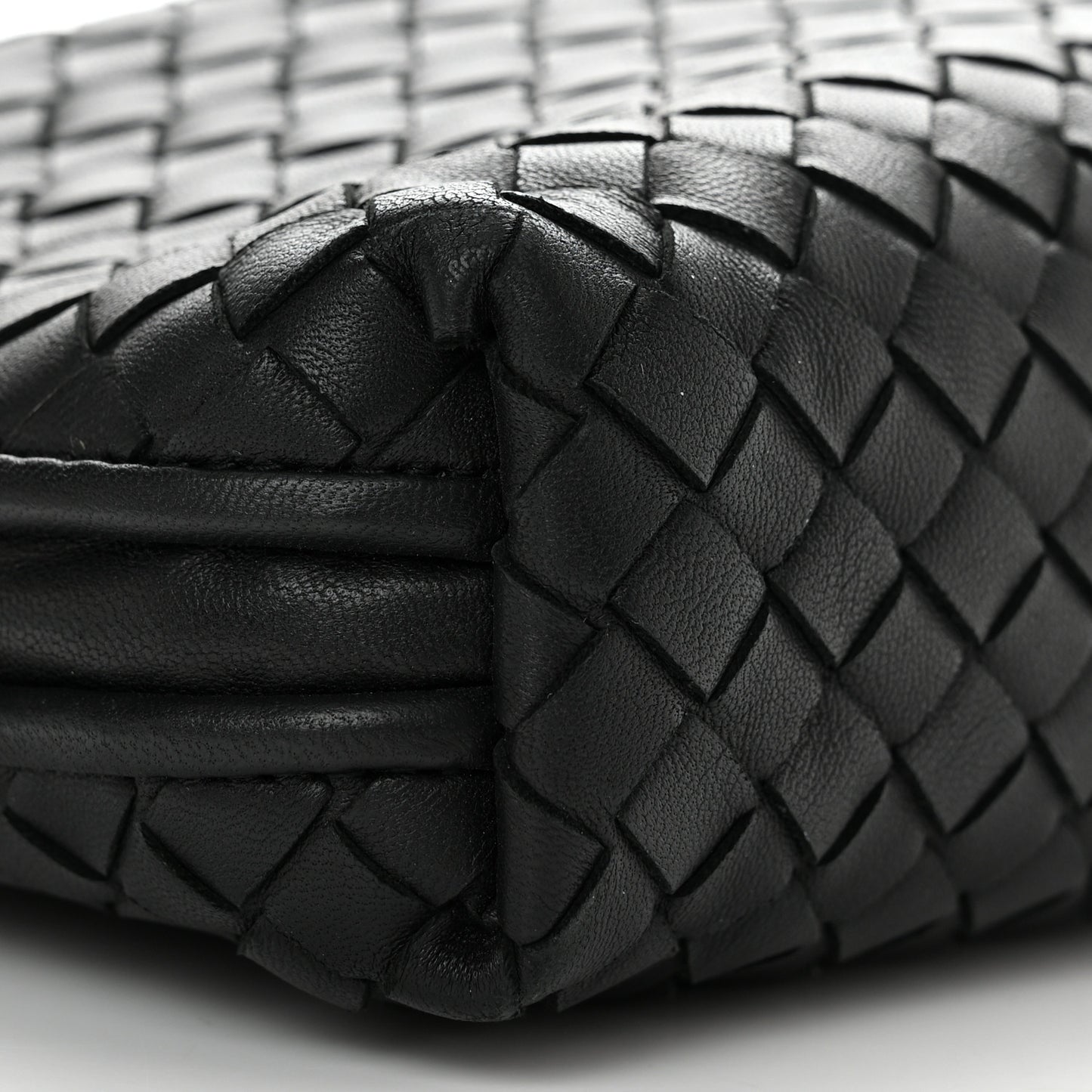 Nappa Intrecciato Nodini Bag Black