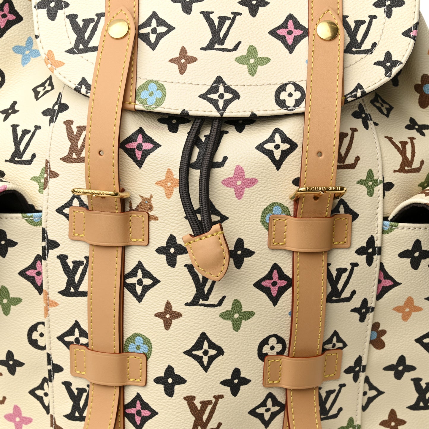 X TYLER THE CREATOR Monogram Craggy Christopher MM Backpack Vanilla