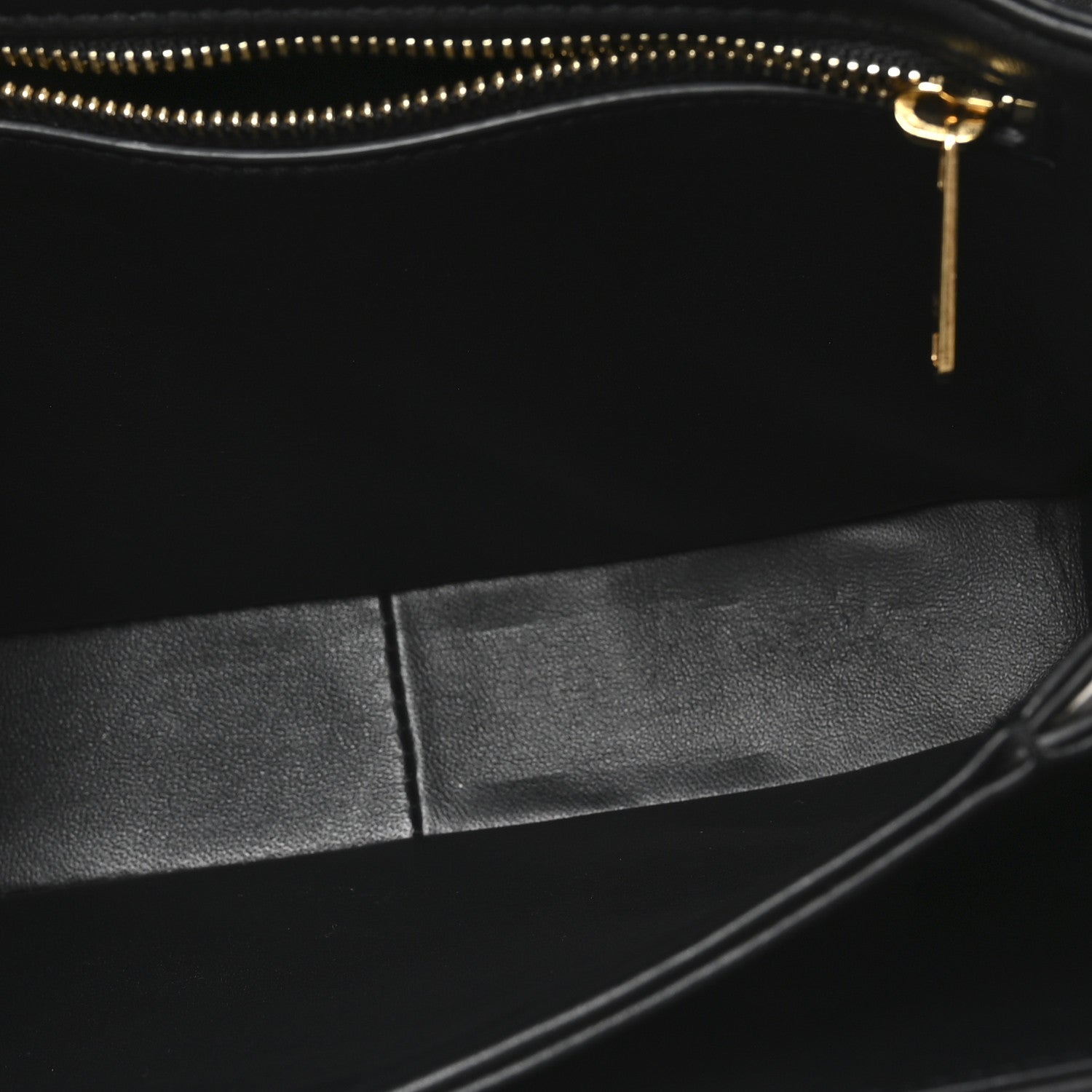 Celine Shiny Calfskin Medium Triomphe Black 5 of 9