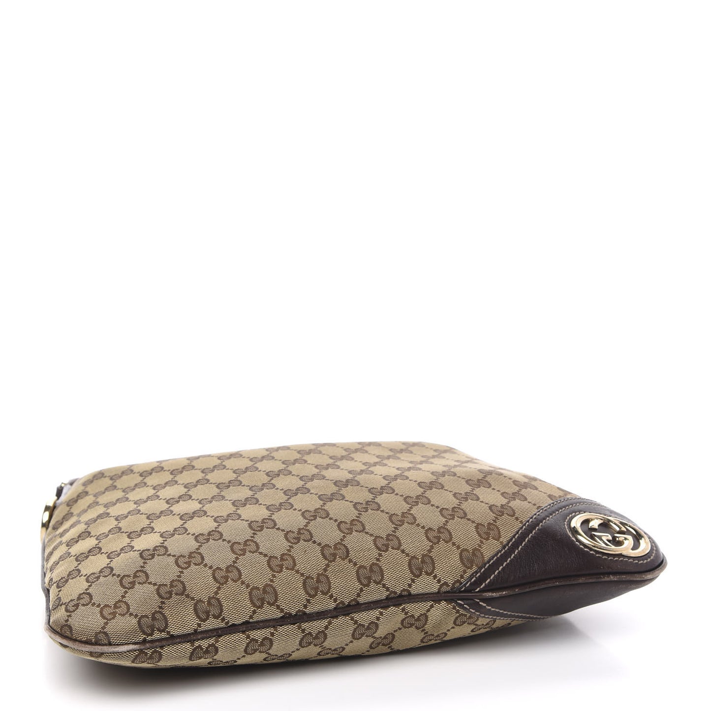 Monogram Medium New Britt Hobo Dark Brown