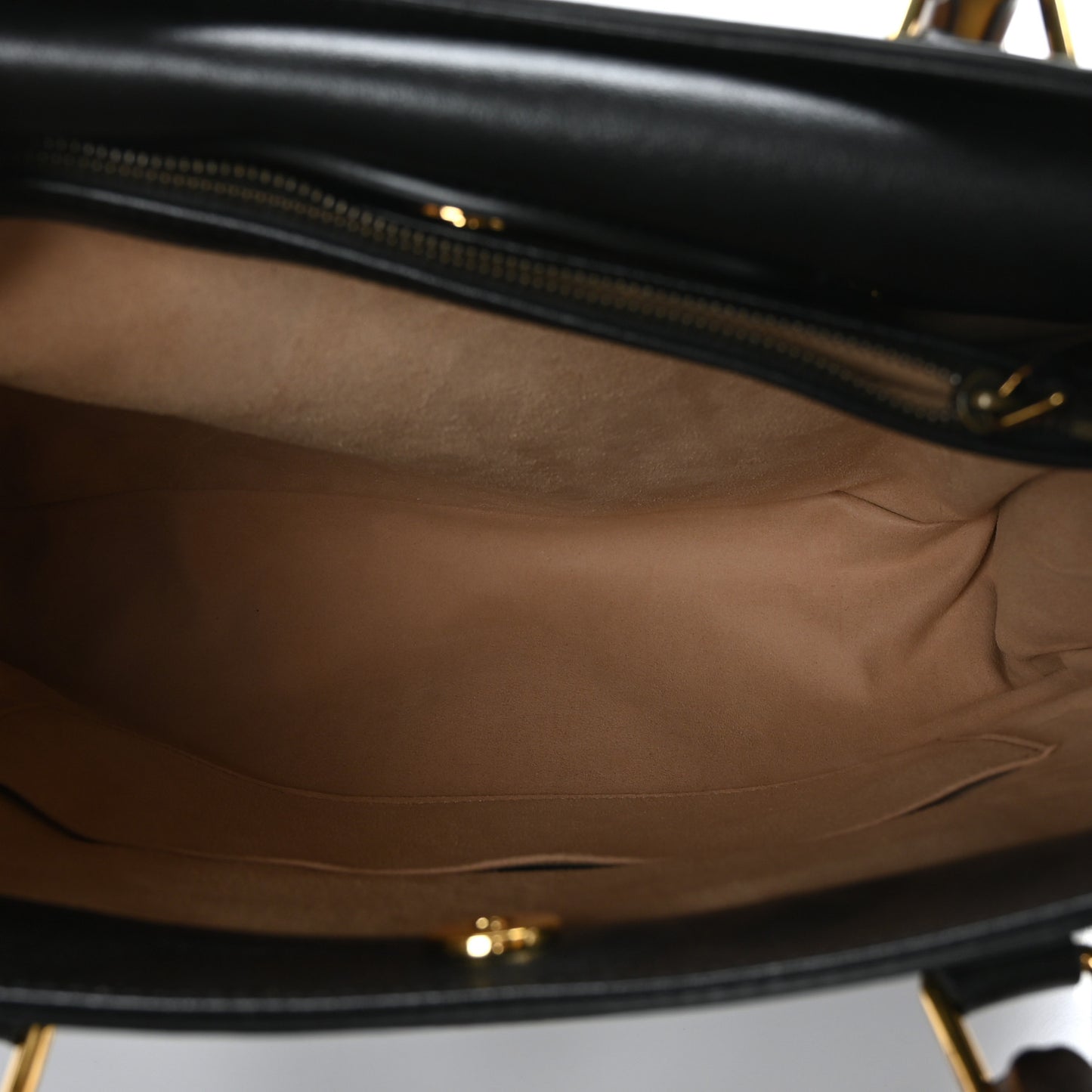 Calfskin Medium Diana Tote Bag Black Yellow Fluo