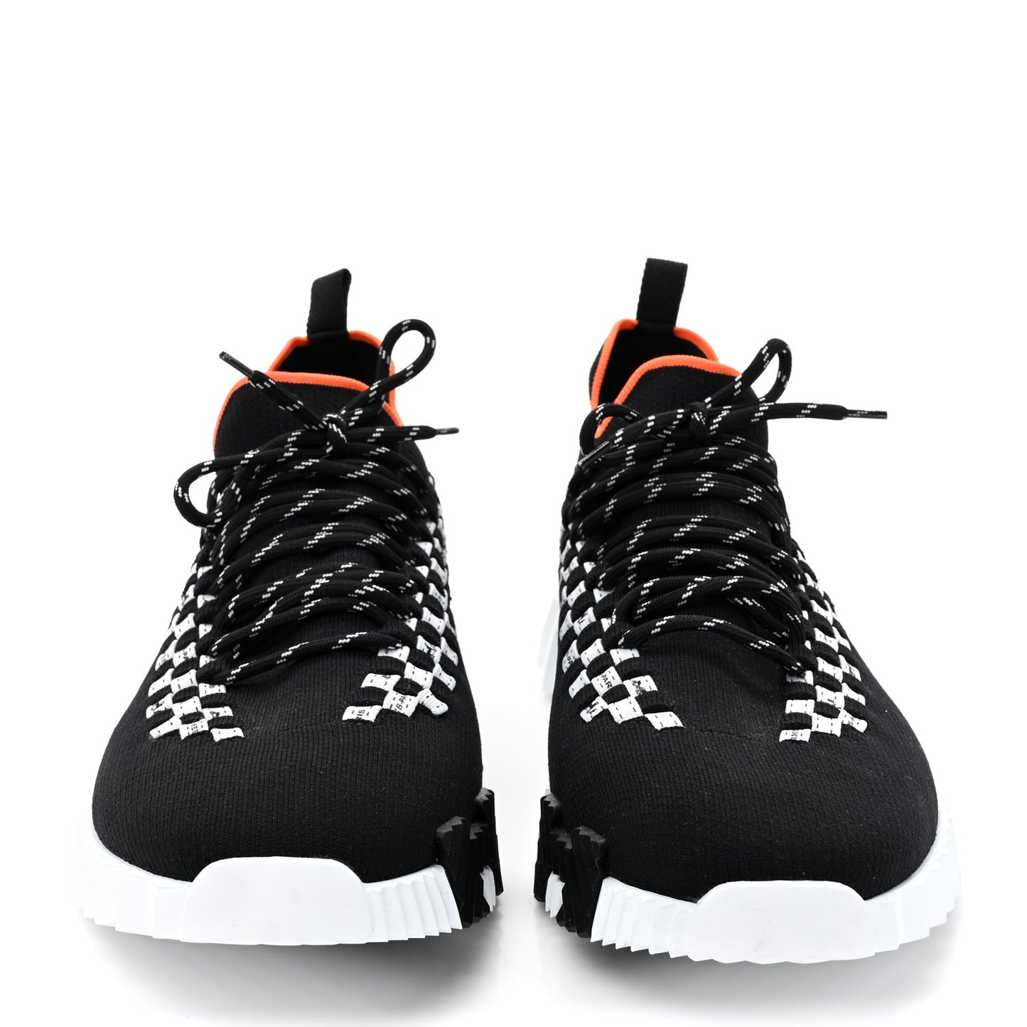 Knit Bolduc Mens Flex Sneakers 43 Black White