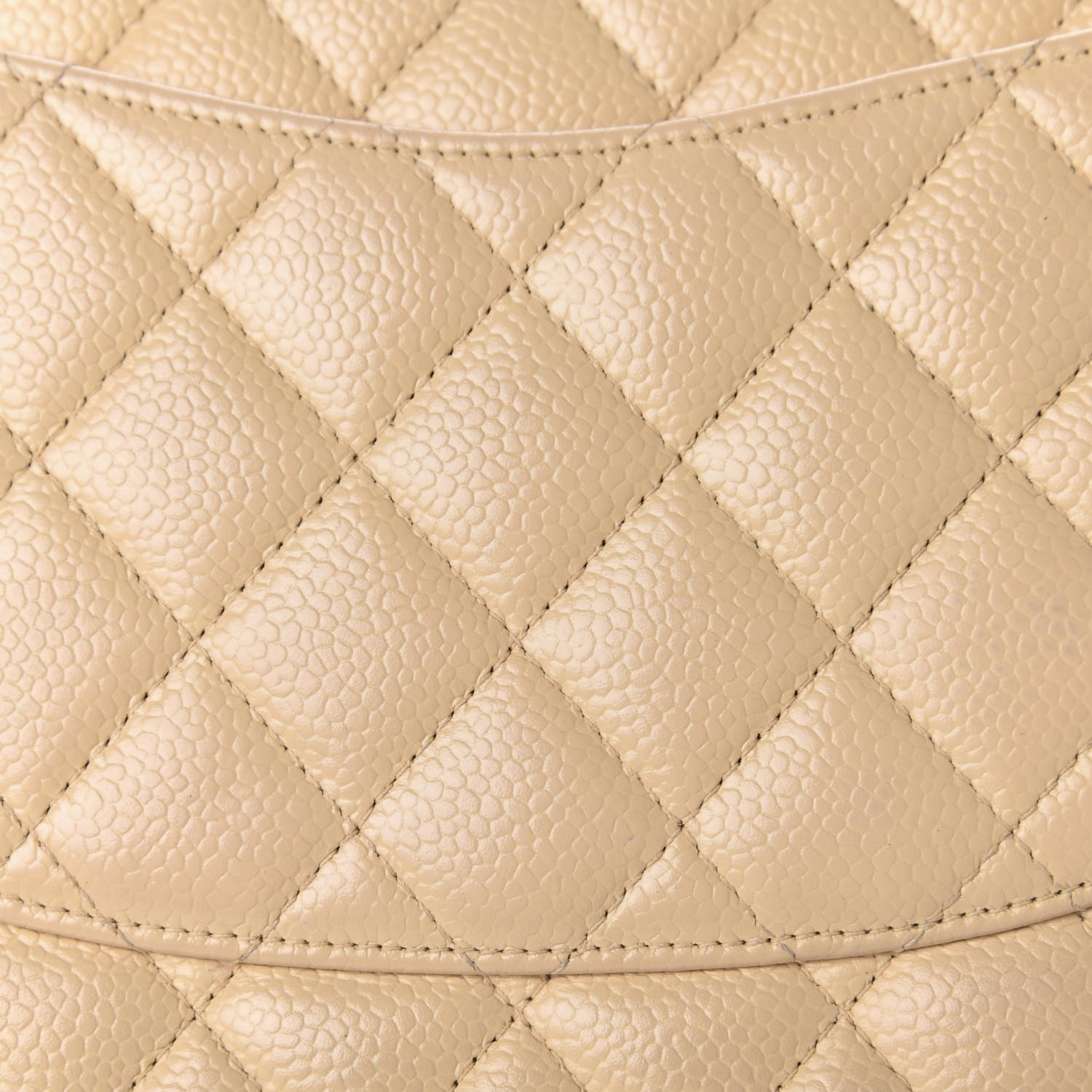 Chanel Caviar Quilted Medium Double Flap Beige Clair 15 of 17
