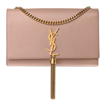 Saint Laurent Smooth Calfskin Medium Classic Monogram Kate Tassel Satchel Pink 1 of 16