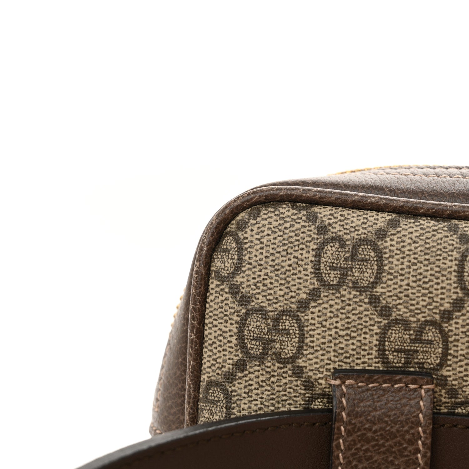 Gucci GG Supreme Monogram Web Small Ophidia Belt Bag 85 34 Dark Brown 12 of 12