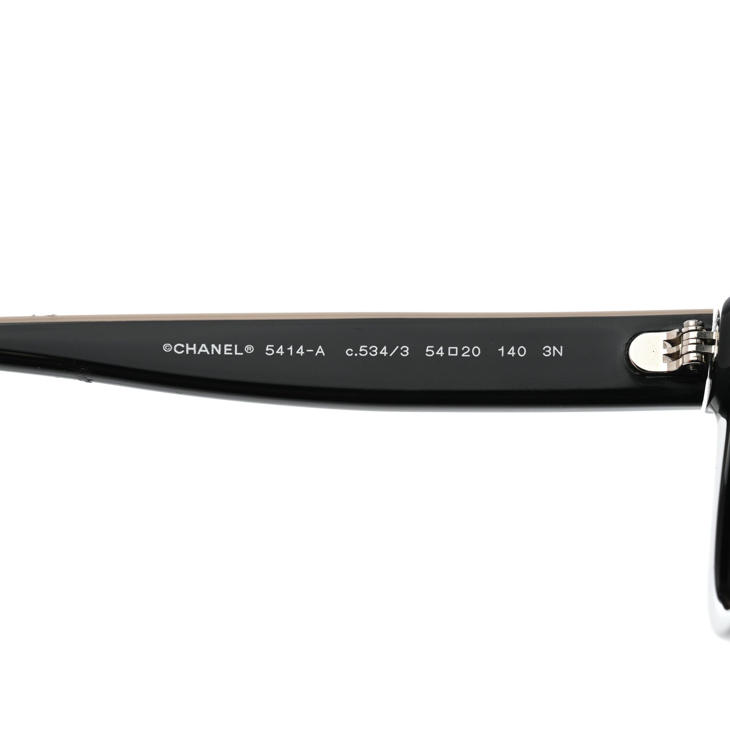 Chanel Acetate CC Butterfly Sunglasses 5414-A Black 7 of 8