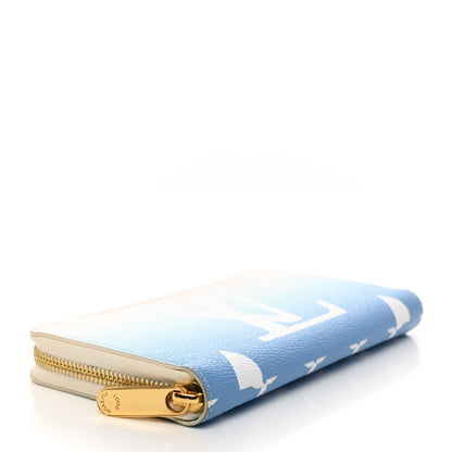Louis Vuitton Monogram Giant By The Pool Zippy Wallet Blue 4 of 7