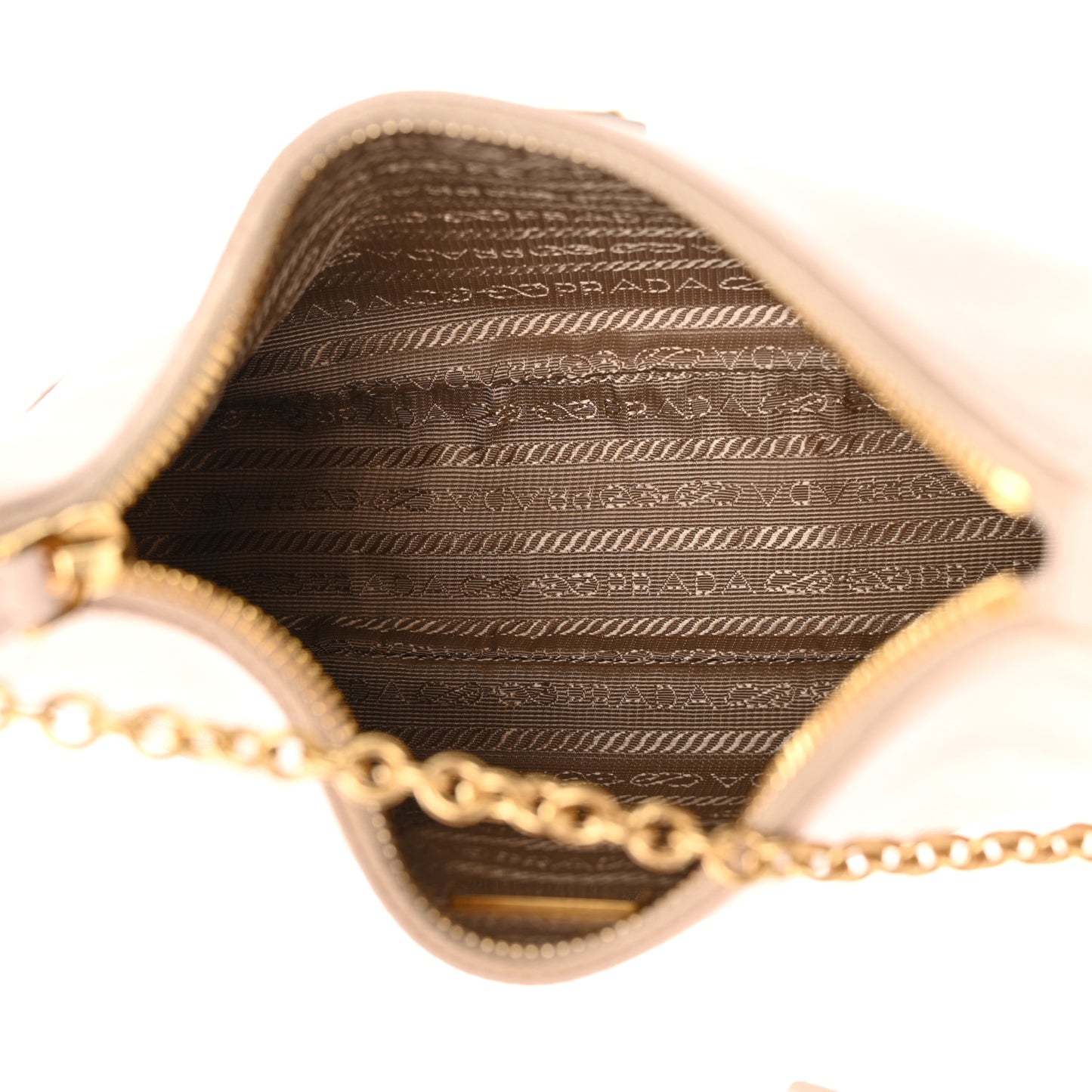Saffiano Re-Edition 2005 Shoulder Bag Cammeo Beige