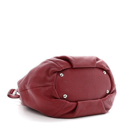 Prada Vitello Daino Tote Cerise 4 of 11