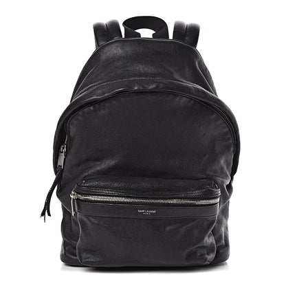 Saint Laurent Lambskin Mini City Backpack Black 1 of 12