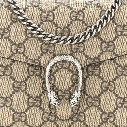 Gucci GG Supreme Monogram Mini Dionysus Chain Wallet Beige Taupe 8 of 11