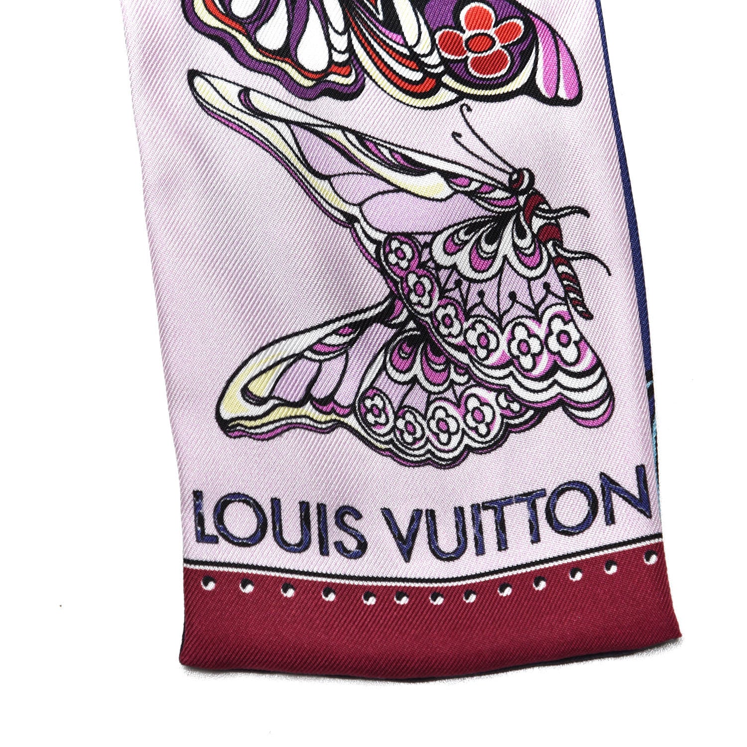 Louis Vuitton Silk Monogram World Of Love Bandeau Rose 3 of 5