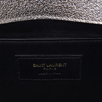 Saint Laurent Metallic Calfskin Medium Serpent Clutch Gold 6 of 6