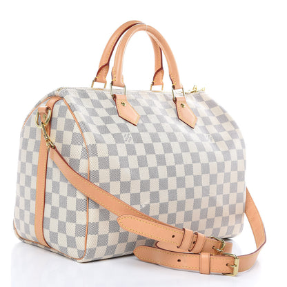 Louis Vuitton Damier Azur Speedy Bandouliere 30 3 of 14