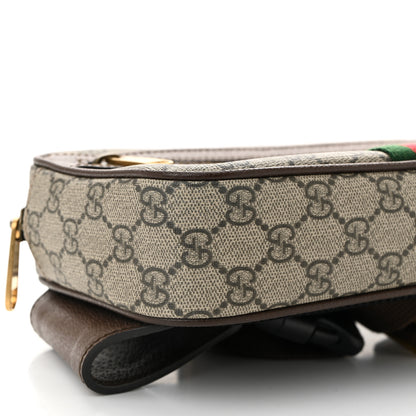Gucci Soft GG Supreme Monogram Medium Ophidia Belt Bag Dark Brown 9 of 11