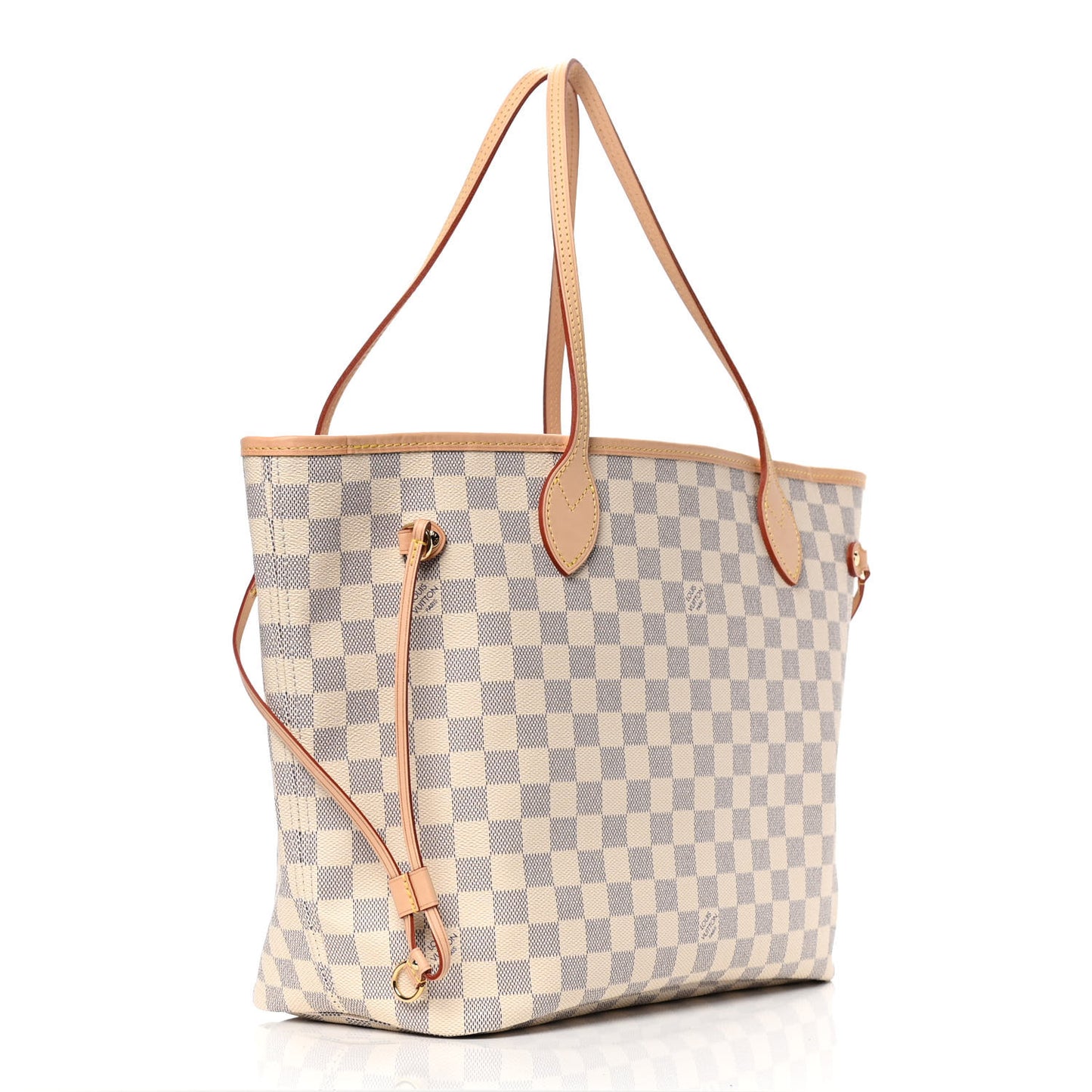 Damier Azur Neo Neverfull MM Rose Ballerine