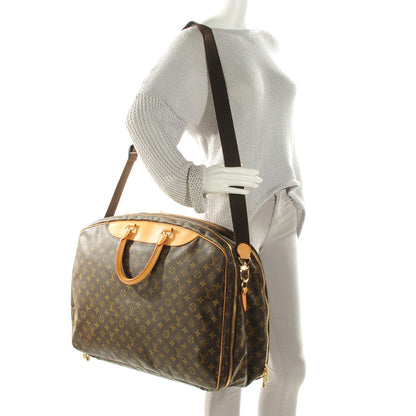 Louis Vuitton Monogram Alize 2 Compartment Luggage Travel Bag 2 of 9