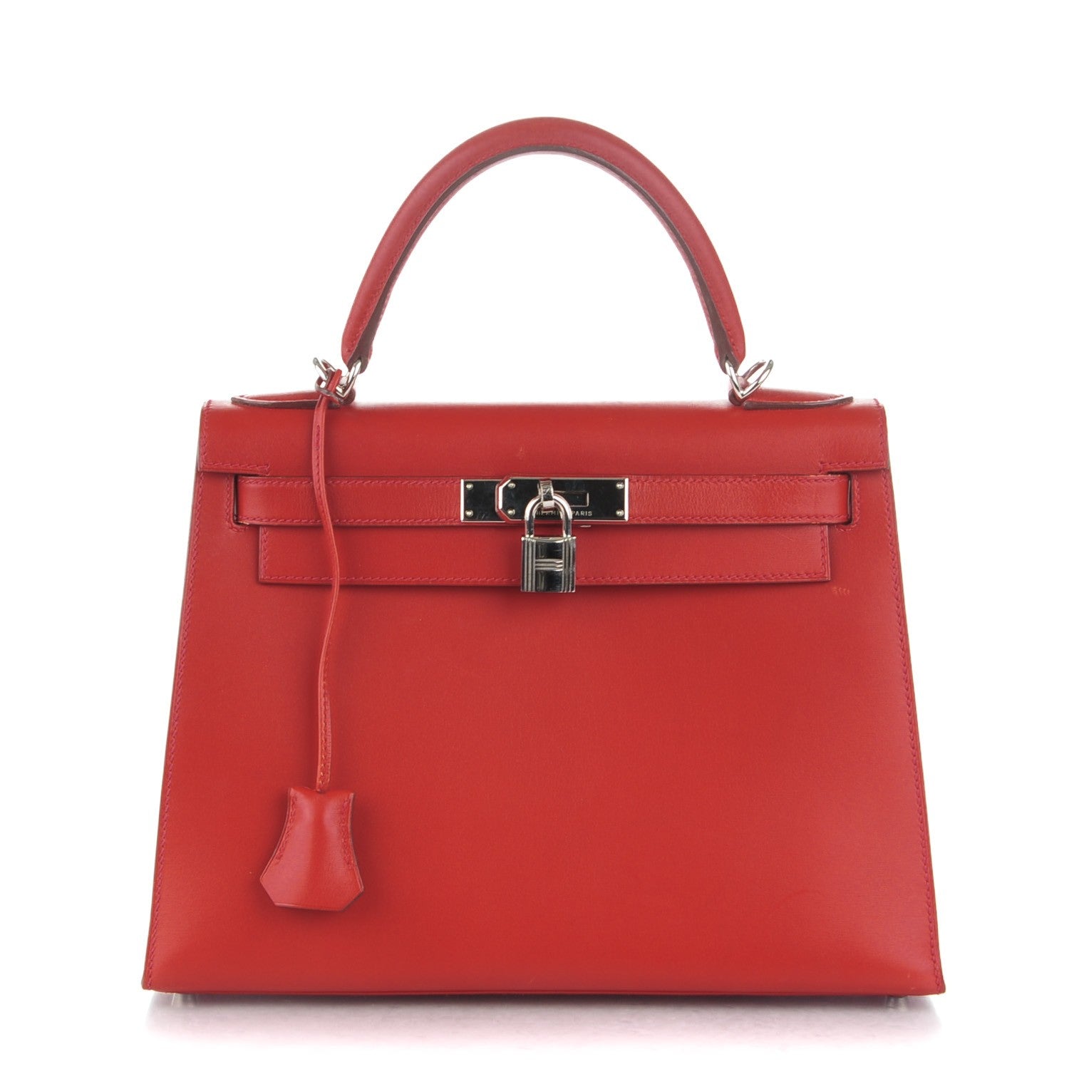 Hermes Box Kelly Sellier 28 Vermillion 1 of 27