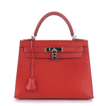Hermes Box Kelly Sellier 28 Vermillion 1 of 27