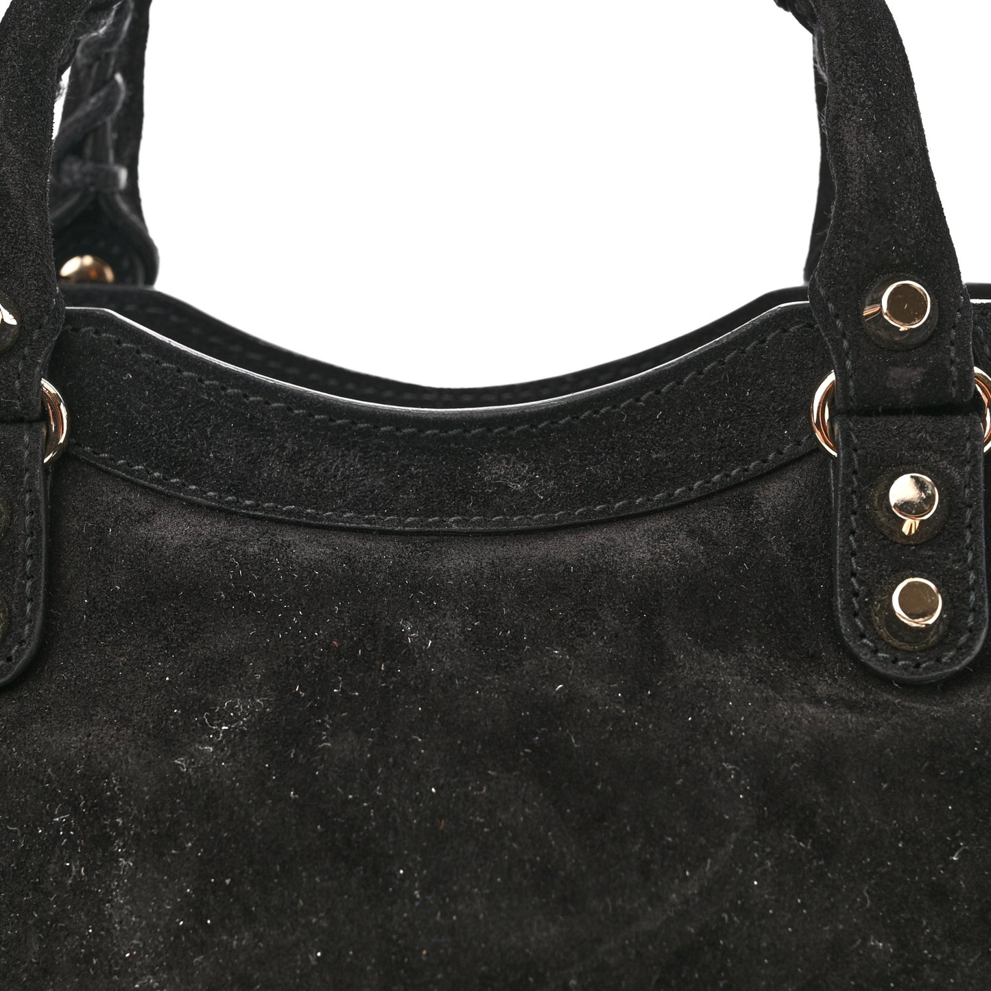 Baby Daim Suede Marble Hardware Mini City Black