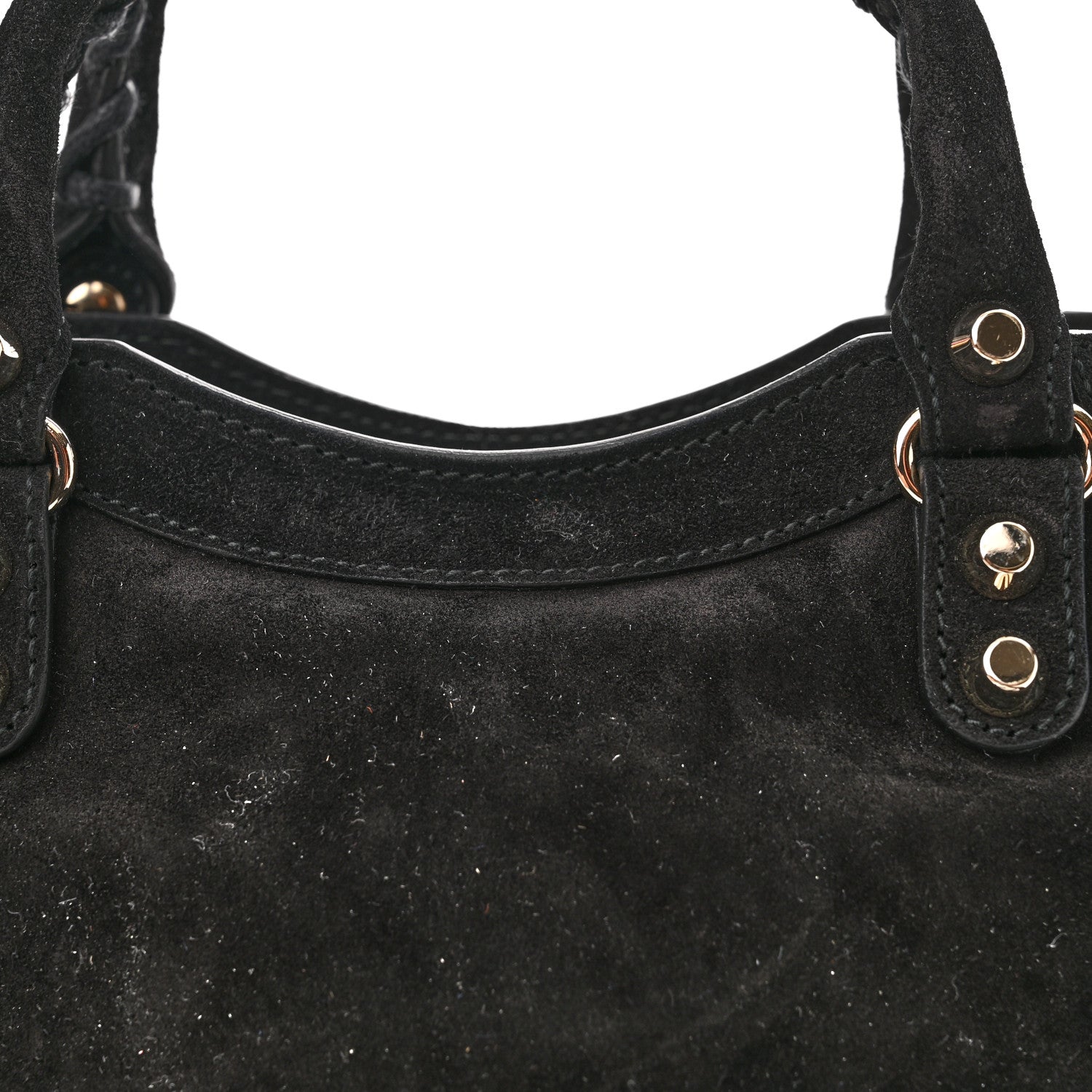 Balenciaga Baby Daim Suede Marble Hardware Mini City Black 11 of 11