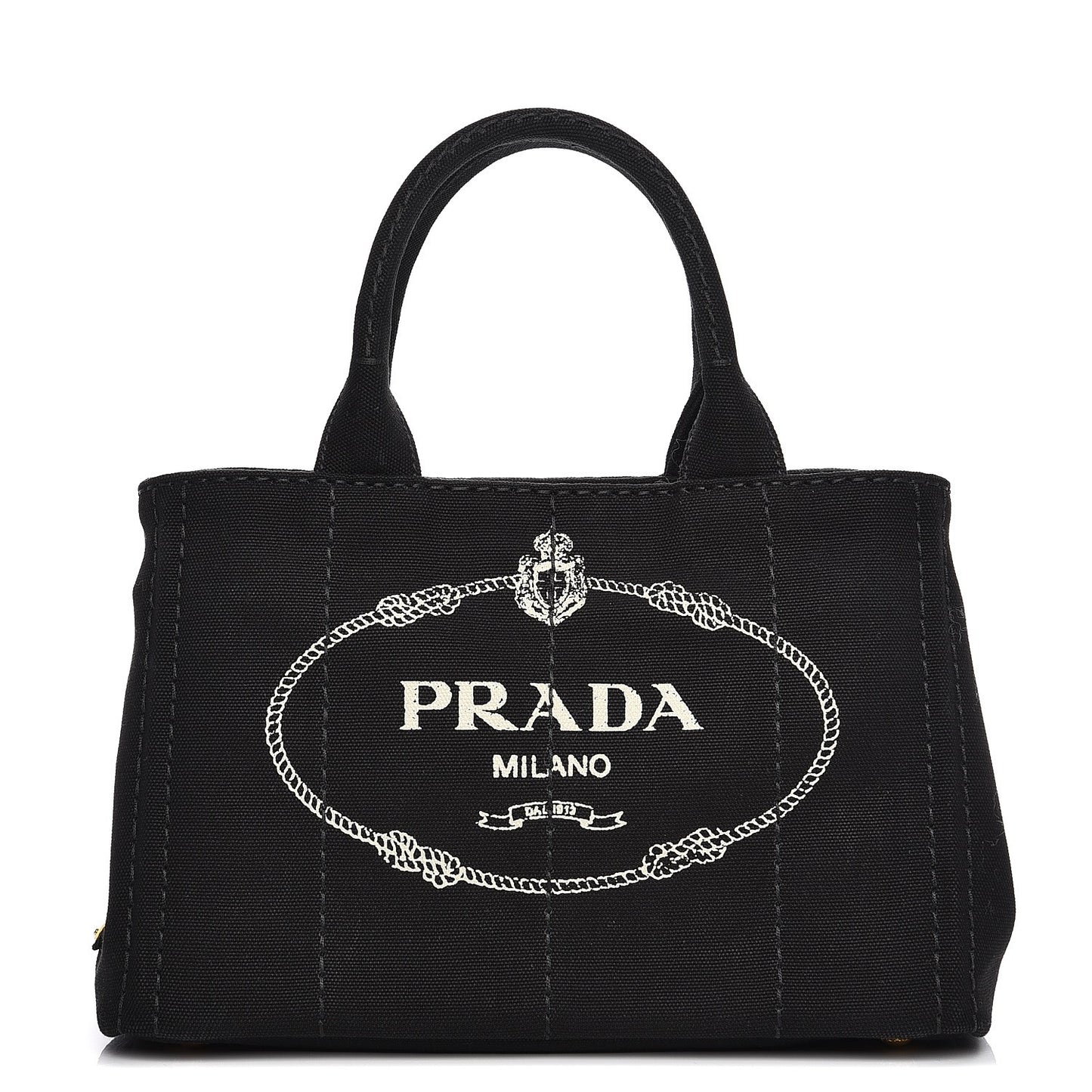 Canapa Small Logo Tote Black