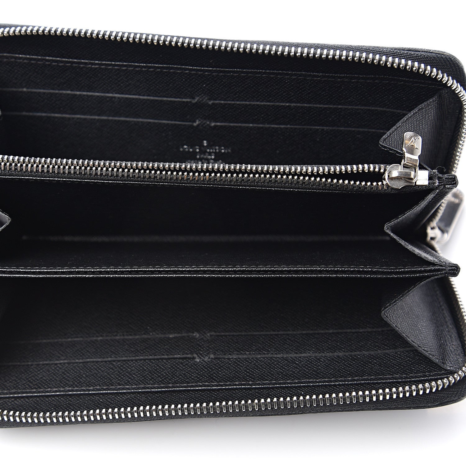 Louis Vuitton Epi Zippy Wallet Black 4 of 5