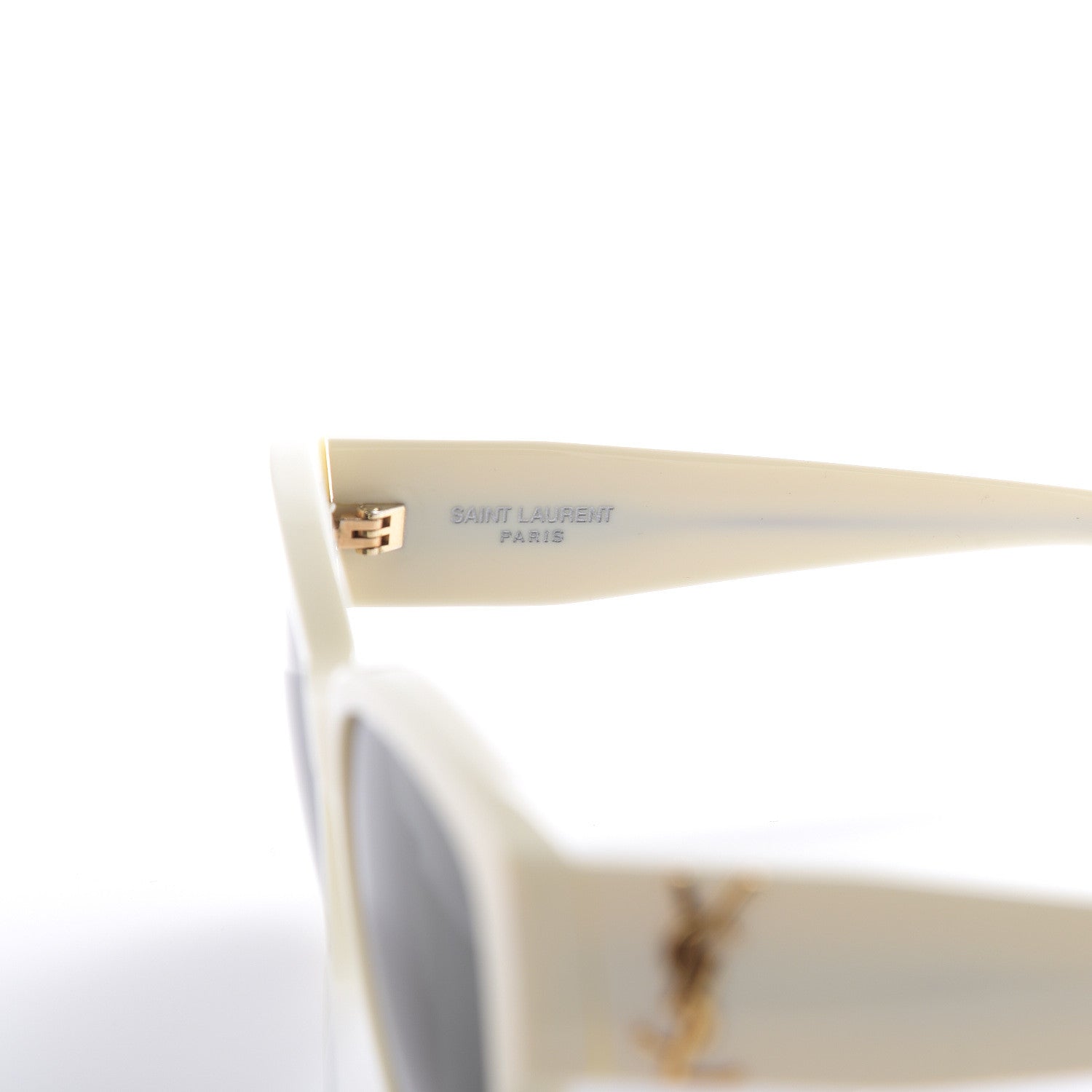 Saint Laurent SL M3 007 Sunglasses Ivory 9 of 10