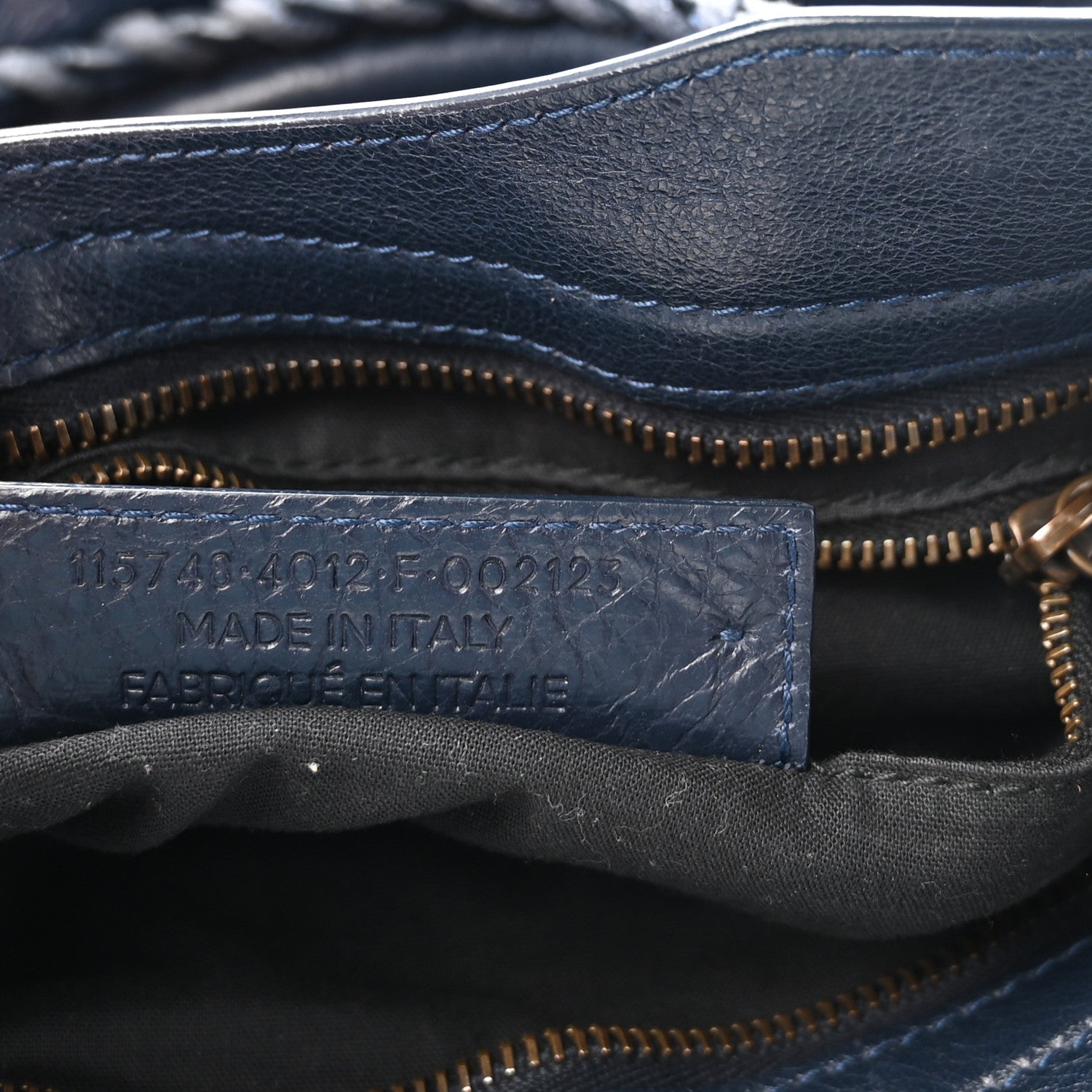 Balenciaga Agneau Classic Hardware City Bleu Obscur 7 of 10