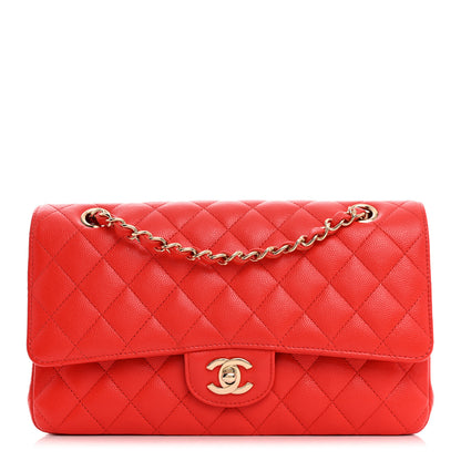 Chanel Caviar Quilted Medium Double Flap Red 1 of 10