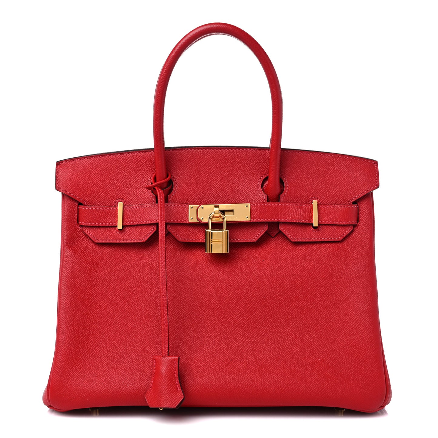 Epsom Birkin 30 Rouge Casaque