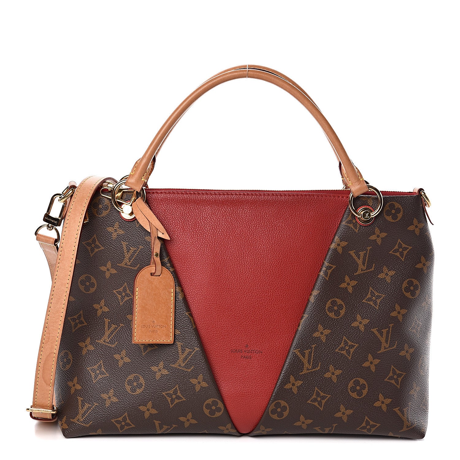 Louis Vuitton Monogram V Tote MM Cherry 1 of 9