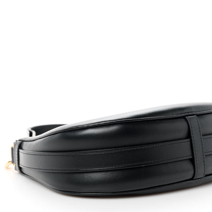 Celine Smooth Calfskin Medium Strap Ava Shoulder Bag Black 9 of 11