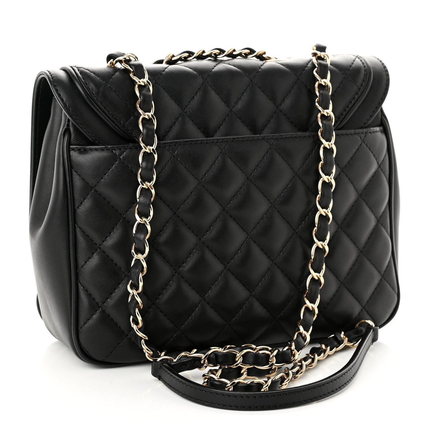 Chanel Lambskin Quilted Medium Lovely Day Flap Black 3 of 10