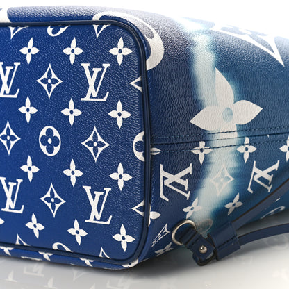 Louis Vuitton Monogram Escale Neverfull MM Blue 8 of 8
