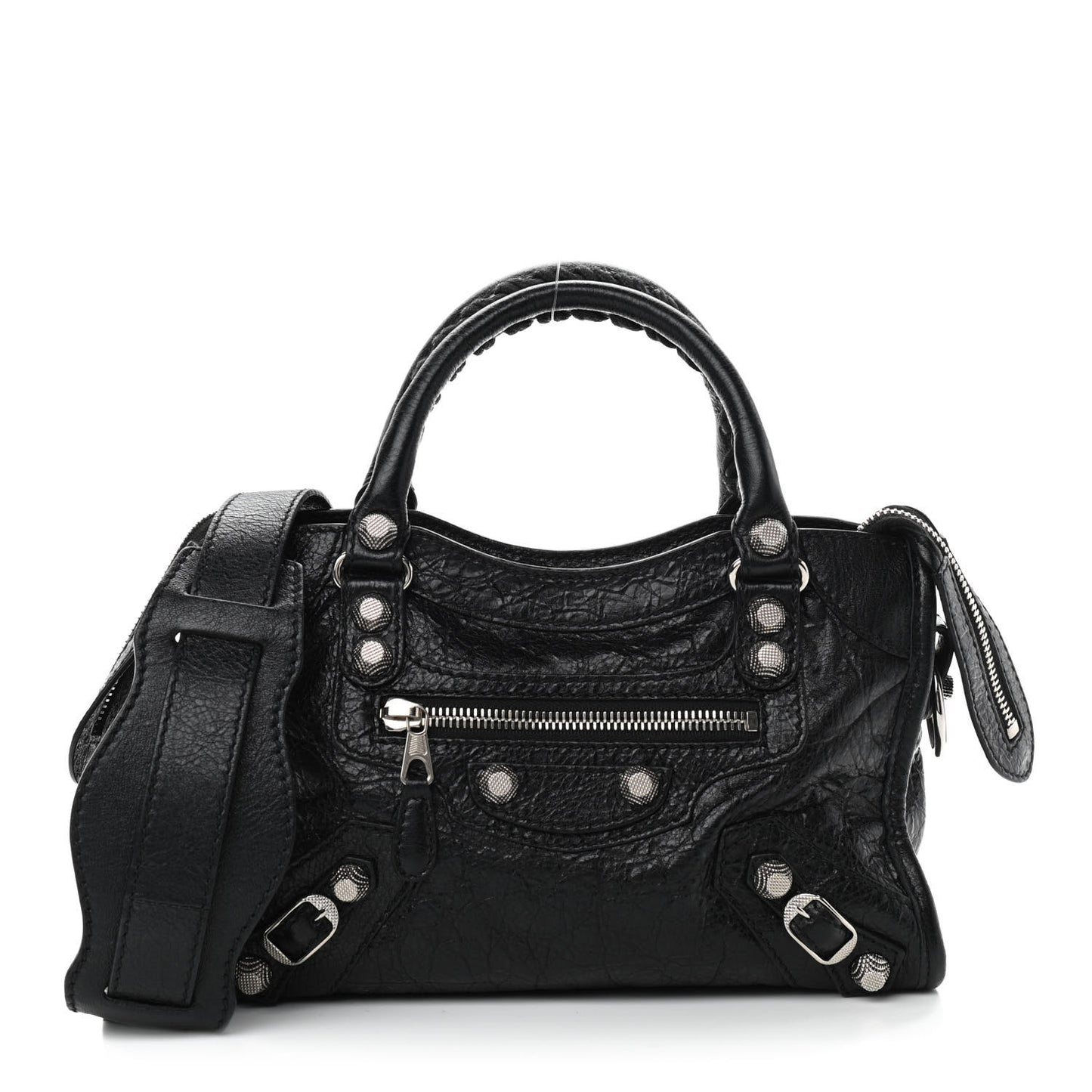 Agneau Giant 12 Silver Hardware Mini City Black