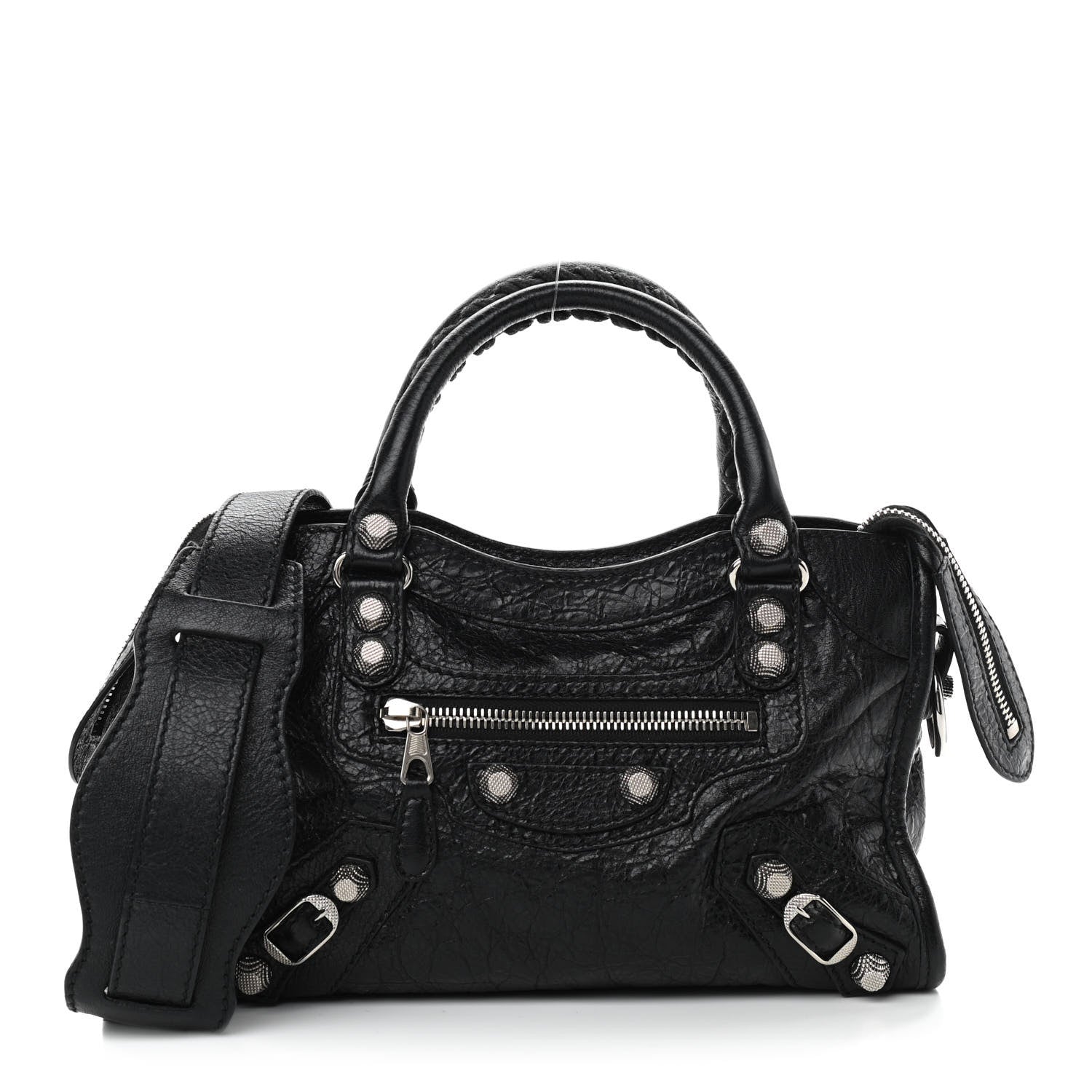 Balenciaga Agneau Giant 12 Silver Hardware Mini City Black 1 of 10